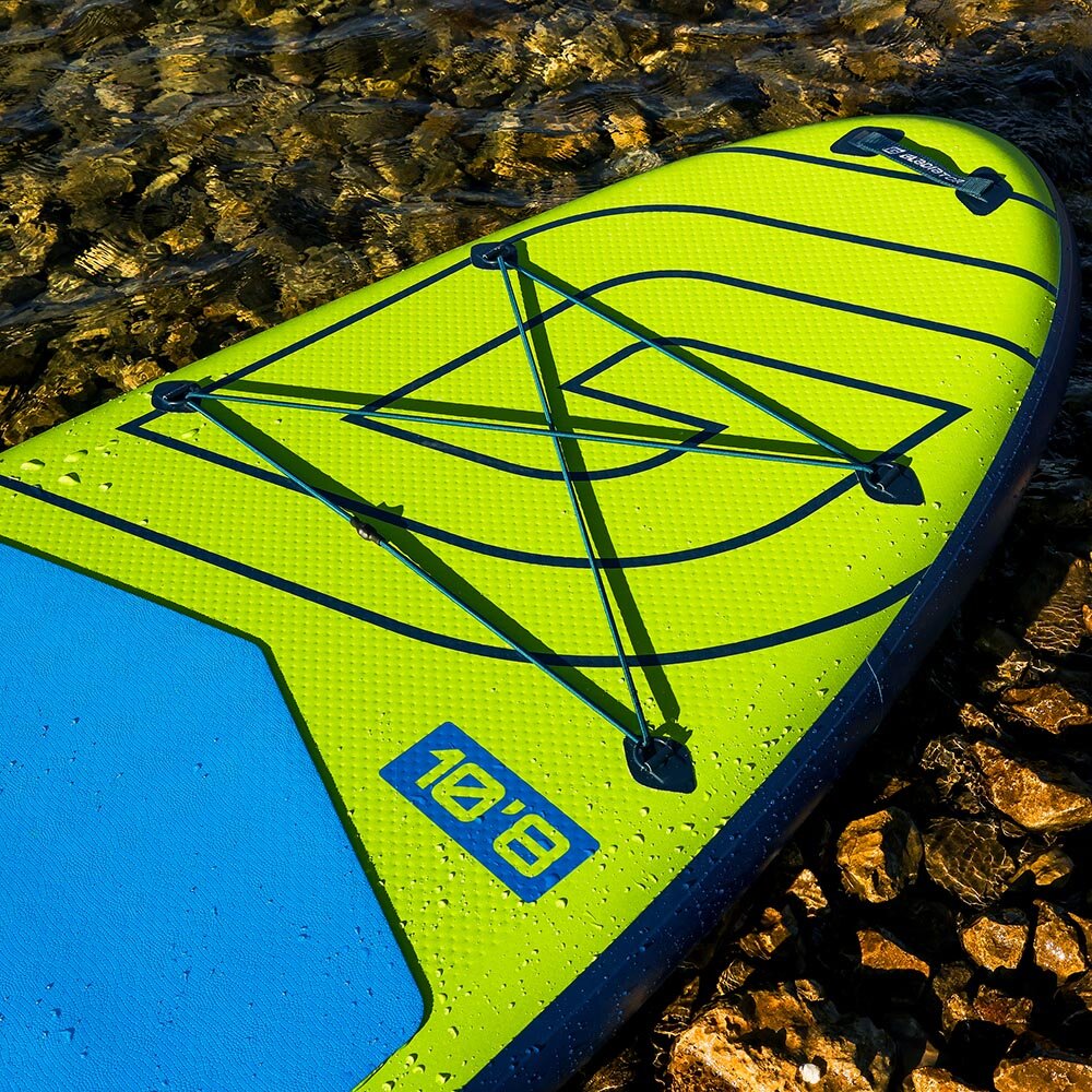 cargo uchyty popruhy nafukovaci paddleboard gladiator one lime